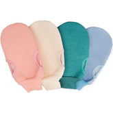 Solid Color Cute Bath Towel Bath Gloves